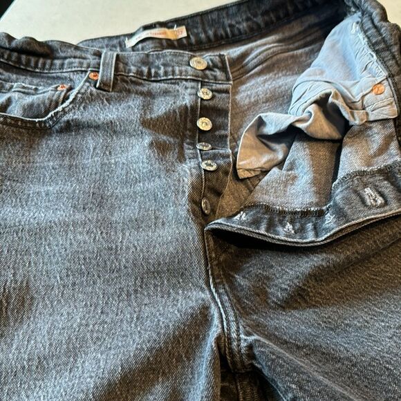 Levi's Women's High Rise Jeans - Dark Gray - Picture 5 of 10